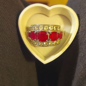 925 by STS high-end jewlery ruby and white sapphires